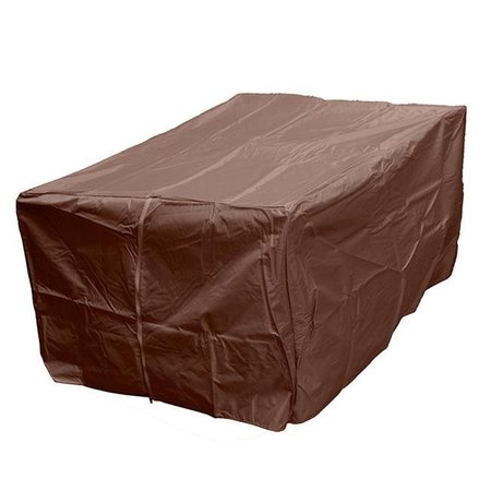 AZ PATIO HEATERS AZ Patio Heaters HVD-1010CVR-M Hiland Heavy Duty Waterproof Rectangle Propane Fire Pit Cover HVD-1010CVR-M